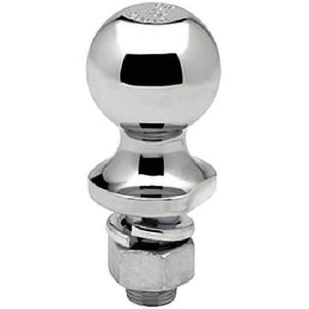 Packaged 2" x 3/4" x 2 3/8" 3500 lb Chrome Ball Replacement Auto Part, Easy to Install