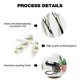 thumbnail image 5 of Pearl Necklace Wine Rack Hang Suspension Wine Bottle Holder Black, 5 of 5