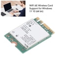 thumbnail image 4 of WiFi 6E Wireless Card, 2.4GHz 5GHz 6GHz Low Latency AX210 Wireless Module 5400Mbps  for Desktop Computer, 4 of 7