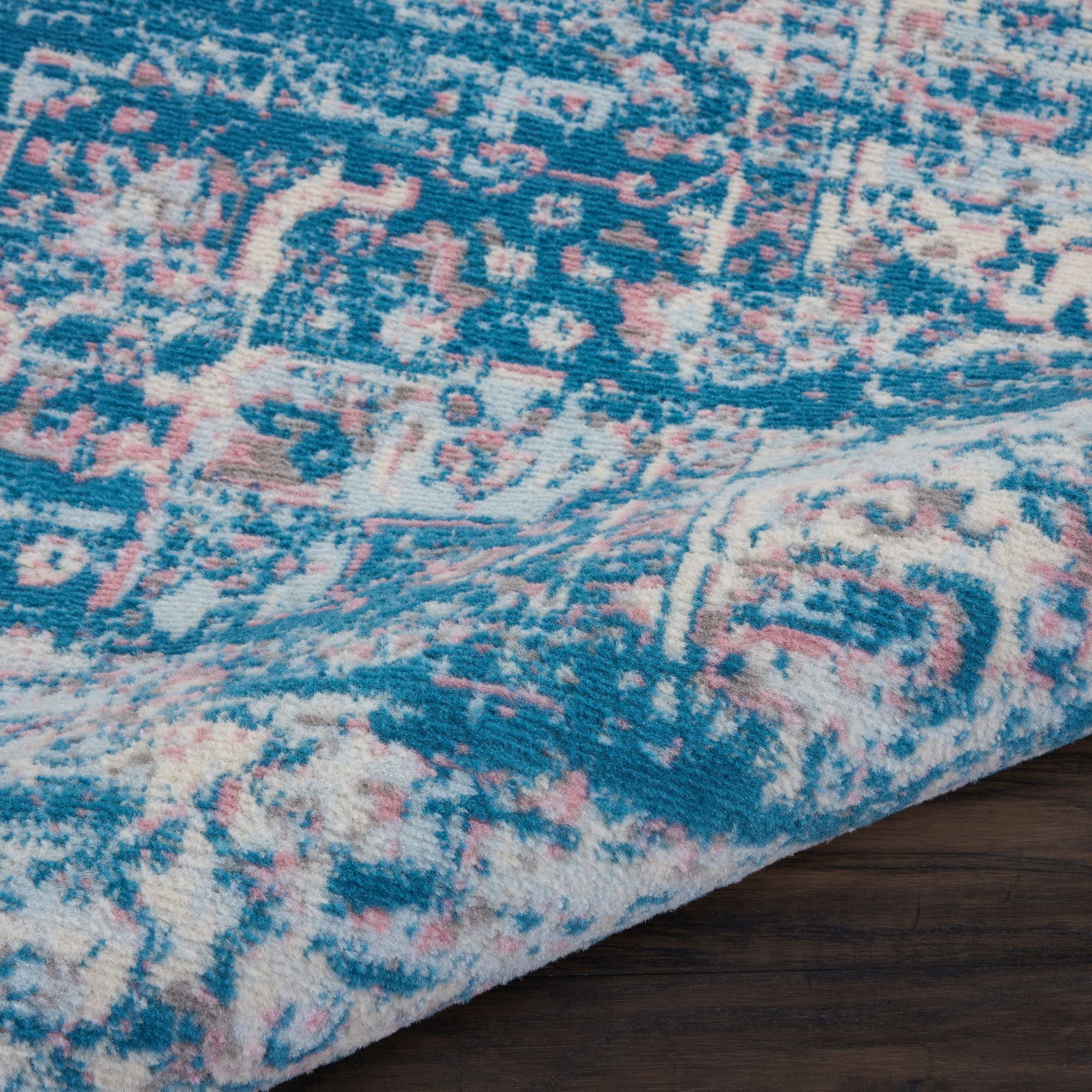 Nourison Grafix GRF14 Indoor Area Rug - Blue 8'6" x 12'