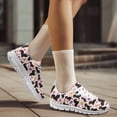 thumbnail image 3 of COEQINE Dachshund Flower Pink Women Running Shoes White Sole Cute Puppy Dog Print Girls Sneakers Hiking Camping Air Mesh Casual Training Athletic Shoes Winter Fitness Footwear, 3 of 7
