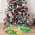 thumbnail image 5 of KLL 30" Christmas Tree Skirt Farm Animals Xmas Tree Skirts Mat for New Year Xmas Holiday Party Indoor Outdoor Home Decoration, 5 of 7