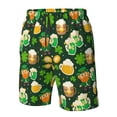 thumbnail image 5 of Naloa St Patrick's Day10 Men's Beach Shorts, Surfing shorts, Swim trunks, Quick Dry Swim Trunks for Surfing Beach Fun - 3X-Large, 5 of 9