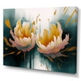 thumbnail image 2 of DESIGN ART Designart "Emotions Of Yellow Green Peony Flower" Floral Peony Wall Decor 32 in. wide x 24 in. high, 2 of 5
