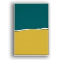 thumbnail image 4 of IDEA4WALL Framed Canvas Prints Wall Art Torn Green & Yellow Textured Color Field for Living Room, Bedroom, Office Ready to Hang - 16x24 inches, 4 of 4