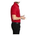 thumbnail image 3 of Mafoose Men's Moisture-Wicking Silk Touch Performance Short Sleeve Polo Shirt Red S, 3 of 4