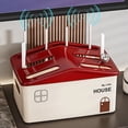 thumbnail image 4 of Router Cable Concealment Box Portable Router Storage Box Modern Style Power Strip Cable Management Hider Rack for Home, 4 of 7