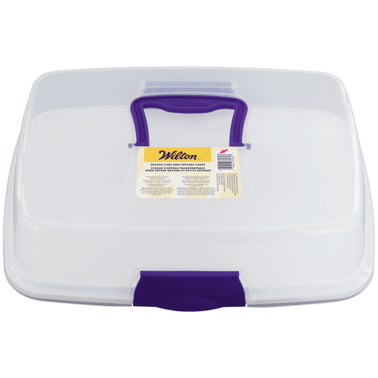 Wilton Oblong Cake and Cupcake Carrier with Locking Lid photo 1