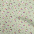 thumbnail image 1 of oneOone Viscose Chiffon Blue Fabric Floral Quilting Supplies Print Sewing Fabric By The Yard 42 Inch Wide, 1 of 4
