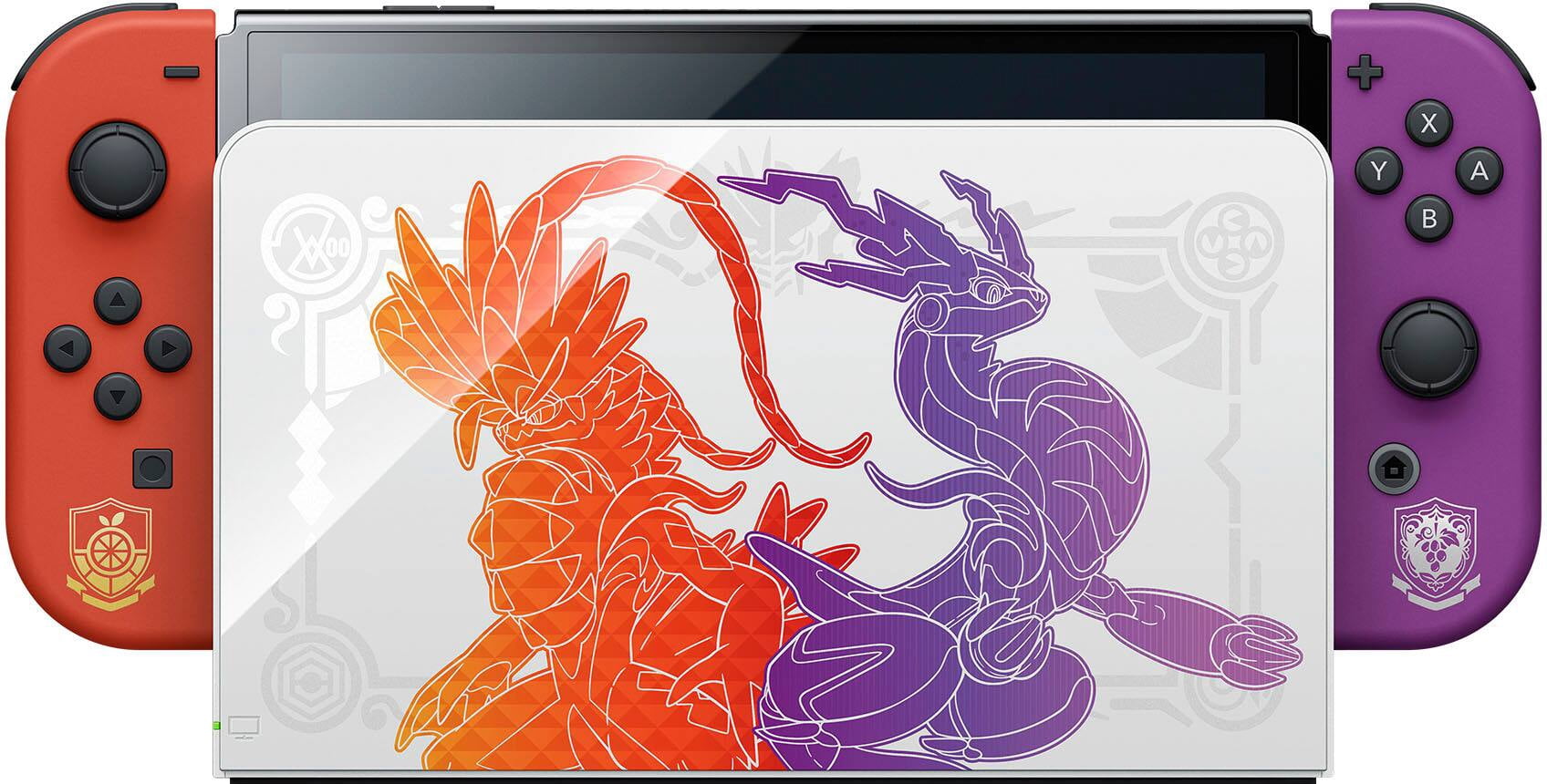 Restored Nintendo Switch OLED Pokémon Scarlet and Violet Special Edition (Refurbished)