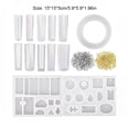 thumbnail image 4 of Dalazy 213 Pieces/Set Pendant Candle Mold Artistic DIY Craft Molds Mould Casting Making Tools Home Professional, 4 of 6