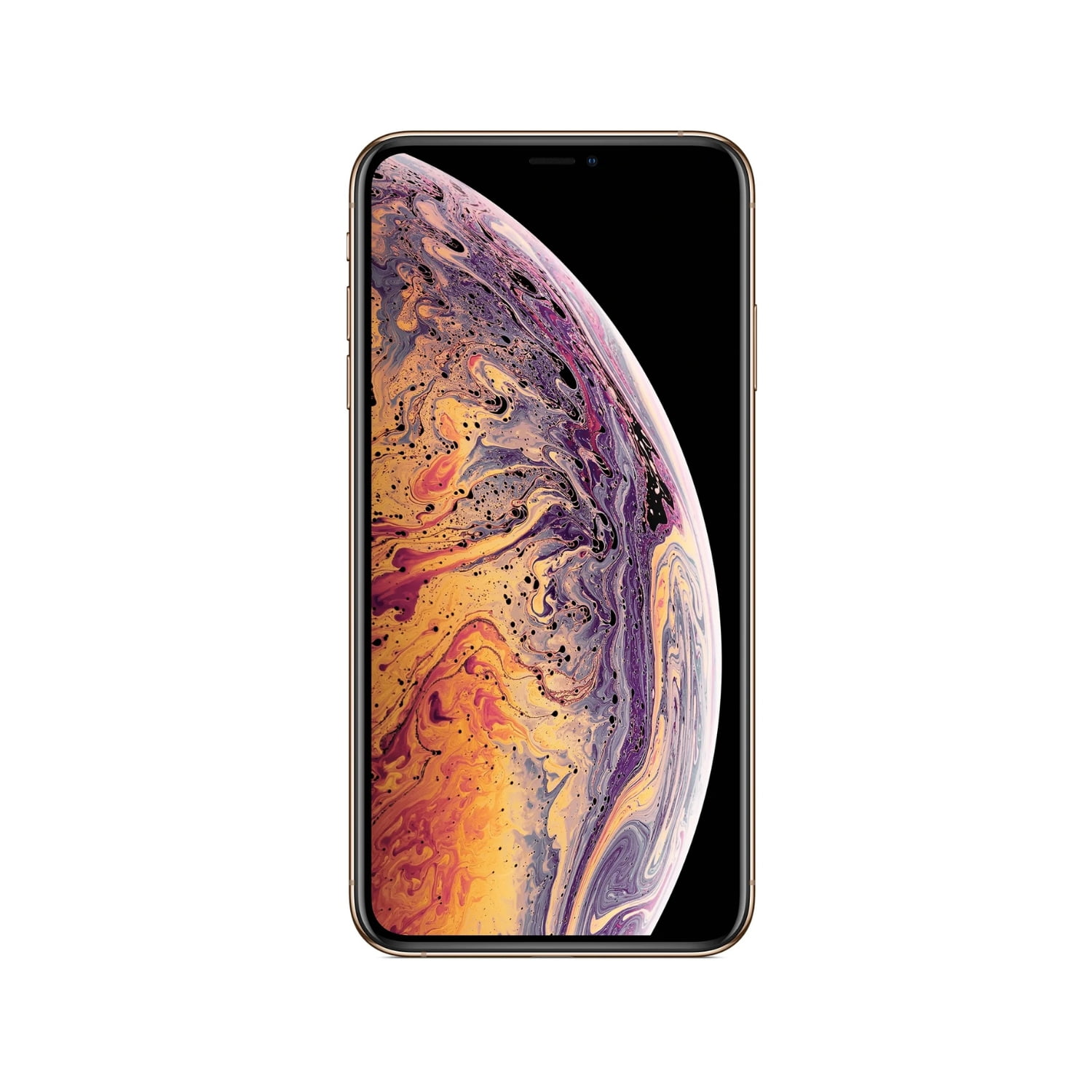 Pre-Owned Apple iPhone XS Max (Unlocked) 64GB Gold (A1921) Bundle with Pre-Installed Tempered Glass