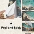 thumbnail image 4 of Peel and Stick Wallpaper Aerial abstract beautiful coastline Modern Art Wall Mural Decor Self Adhesive and Removable 100in x 144in, 4 of 8