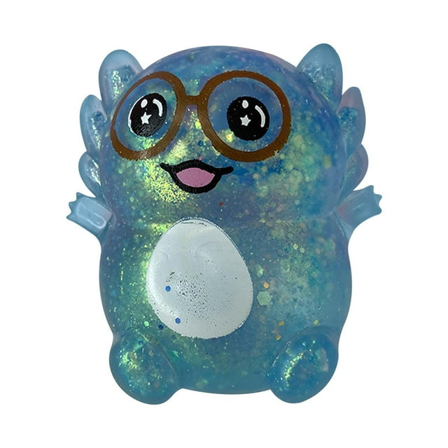 QIPOPIQ Sugar Ball - Syrup Molasses Thick Glue/Gel Stretch Ball - Ultra Squishy and Moldable Slow Rise Relaxing Sensory Fidget Stress Toy Cute Adorable RANDOM COLORS