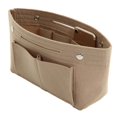 thumbnail image 2 of Felt Cosmetic Bag Multifunctional Snap Button Storage Large Capacity Felt Bag, 2 of 4