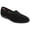 Black, variant on Sleepers Womens Fan Stitch Wide Fitting Slippers