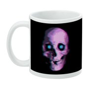 Stereoscopic Skull 3D White Mug