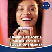 NIVEA Shimmer Lip Care, Moisturizing Lip Balm Stick, 0.17 Oz