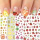 thumbnail image 1 of 10 hojas de pegatinas de uñas de frutas lindas para niños, autoadhesivas, fresa, sandía, aguacate, cereza, accesorios de decoración de uñas de verano para niñas pequeñas, 1 of 5