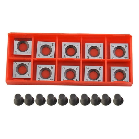 

10pcs 14*14mm Carbide Inserts Cutters Square for Woodworking Spiral Planer Head