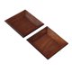 thumbnail image 5 of Plato cuadrado de madera para postre, plato de postre de madera de estilo japonés, plato para aperitivos y galletas, tamaño grande, 10x10cm, 2 uds., 5 of 5