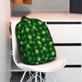 thumbnail image 3 of Rateoe Happy St. Patrick's Day5 Pattern Student Backpack Water-resistant Backpack 15-inch Laptop Backpack Lightweight Adjustable School Backpack, 3 of 6