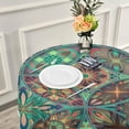 thumbnail image 5 of Coolnut Vintage Mandala Elements Round Tablecloth 60In,Table Cover Water Resistant Spill Proof Large Table Cover for Indoor & Outdoor Family Gathering Dinner, Hotel, BBQ, 5 of 7