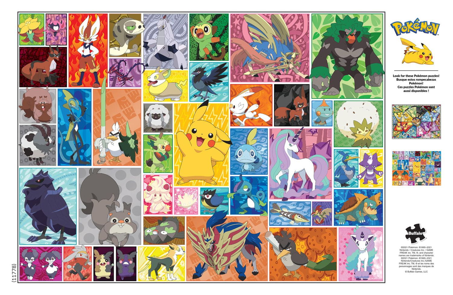 Buffalo Games Pokemon - Galar Frames 1000 Pieces Jigsaw Puzzle