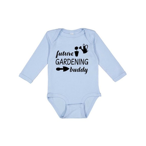 Inktastic Future Gardening Buddy Boys or Girls Long Sleeve Baby Bodysuit