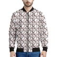 thumbnail image 3 of Chaquetas de béisbol con estampado gráfico de moda para hombre, chaqueta bomber con estampado 3D de manga larga, tendencia de primavera y otoño, abrigo deportivo informal para niños, 3 of 5