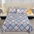 thumbnail image 1 of Qiopertar Flash Deals of the Day Silk Cooler Mat Three Sets Of Hotel Hotel Atmospheric Conditioning Mat Emulsion Cooler Rattan Mat Dormitory Single And Double Bed Mat, 1 of 6