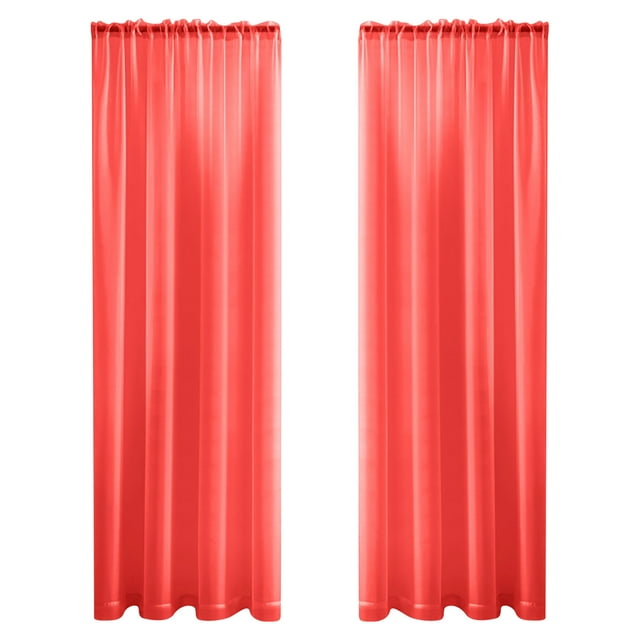 uhnmki Rideaux Transparents Blancs Élégants Rideaux Transparents Adaptés à la Décoration de Salons, Chambres et Fenêtres Modernes