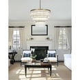 thumbnail image 2 of Elegant Lighting Harlow 32" Chandelier in Satin Gold, 2 of 8