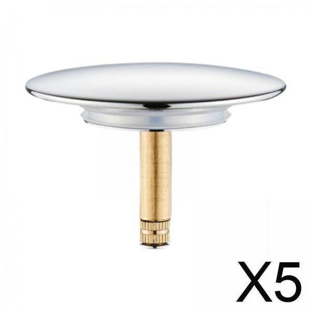 Tapón de drenaje del fregadero,Tapón de drenaje del fregadero ajustable para baño,Tapón de drenaje de botón Reemplazo de componente del fregadero,Reemplazo de enchufe Tapón de acero