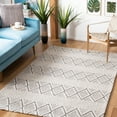 thumbnail image 2 of SAFAVIEH Marbella Ifrit Diamond Area Rug, Silver/Black, 8' x 10', 2 of 8