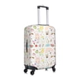 thumbnail image 3 of Fotbe Summer Rabbit Luggage Cover Protector,Suitcase Protector,Scratch and Dirt Resistant,Fits 18-32 Inch Luggage-Small, 3 of 9