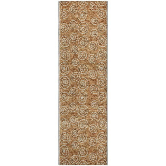 Dalyn Rugs Premium Machine Washable Mayfield AMF728 Terracotta 2'3" x 7'6" Runner Rug