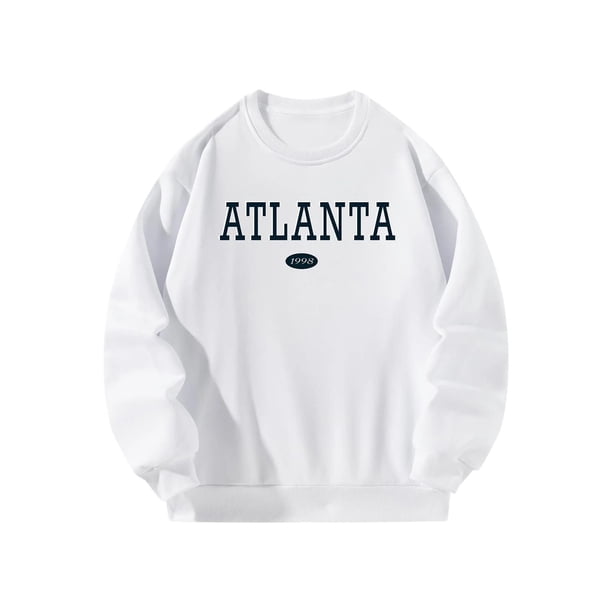 Sudadera para mujer, jersey, ropa deportiva, cuello redondo, para vacaciones, uso diario, deportes S Yuyangstore sudadera para mujer