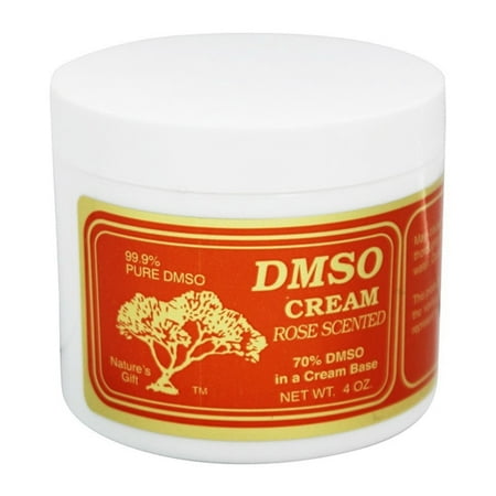 Natures Gift DMSO Pain Relieving Cream With Rose Scented, 4 Oz, 2