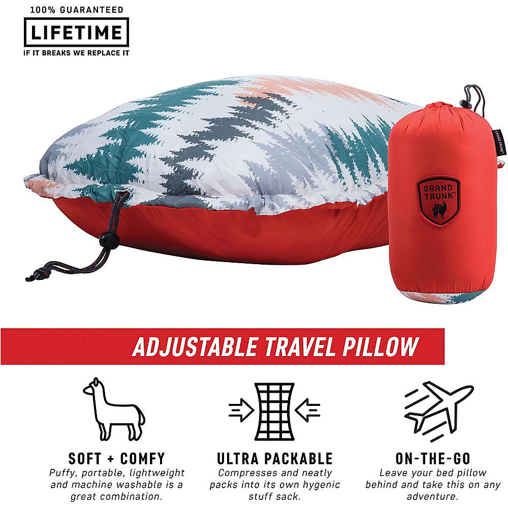 Grand Trunk Adjustable Travel Pillow Walmart Com