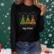 thumbnail image 1 of TaTaai Hoodies Shirts for Women Early Fall Long Sleeve Tops Vintage Graphic Outfits Tops Fashion Pullover Tees Gift, 1 of 5