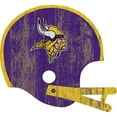 thumbnail image 1 of Minnesota Vikings Sign - Large Wood Helmet, 1 of 2