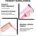 thumbnail image 3 of Gafas de sol cuadradas de gran tamaño para mujer y hombre, de una sola pieza, 3 of 3