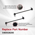 thumbnail image 5 of Both Side Front Stabilizer Sway Bar Links for 11-2013 Kia Sorento 07-12 Santa Fe, 5 of 11