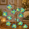 thumbnail image 5 of LED Fairy String Lights with Jasmine Flowers - Battery Operated Waterproof Decor for Weddings, Parties, Gardens, and Home - Romantic Warm Lighting for Indoor and Outdoor Use, 5 of 6