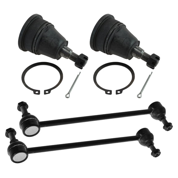 TRQ Front Lower Ball Joint Sway Bar End Link Suspension Kit Set 4pc for Caravan PSA28678