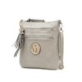 thumbnail image 1 of MKF Collection MKF-0229LGRY Angelina Crossbody Bag, Light Gray, 1 of 1
