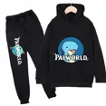 thumbnail image 4 of Conjunto de sudadera y pantalones con capucha de polar con estampado infantil de Palworld, conjunto deportivo de 2 piezas adecuado para conjuntos de niños y niñas, 4 of 5