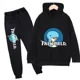 thumbnail image 4 of Conjunto de sudadera y pantalones con capucha de polar con estampado infantil de Palworld, conjunto deportivo de 2 piezas adecuado para conjuntos de niños y niñas, 4 of 5