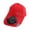 Red, variant on Breathable Semi Mesh Fan, Solar Powered Fan Hat, Rechargeable Wide Brim Cap, Hands Free Cooling Headwear, Unisex Outdoor Accessory for Fishing and Gardening